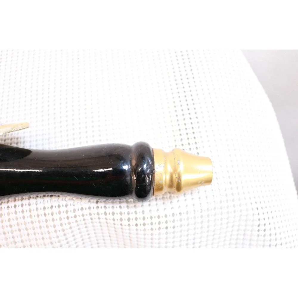Newcastle Brown Ale Beer Tap Handle Pub Bar Breweriana Black Gold 10”